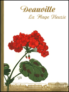 Deauville, la plage fleurie, syndicat d'initiative de Deauville, 1957. deauville