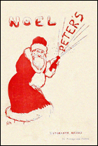 Menu champagne Noël Peter's. Ristorante Savoia, 24, pass. des Princes, Paris, 6 mars 1918.