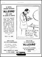 Publicité Allegro.